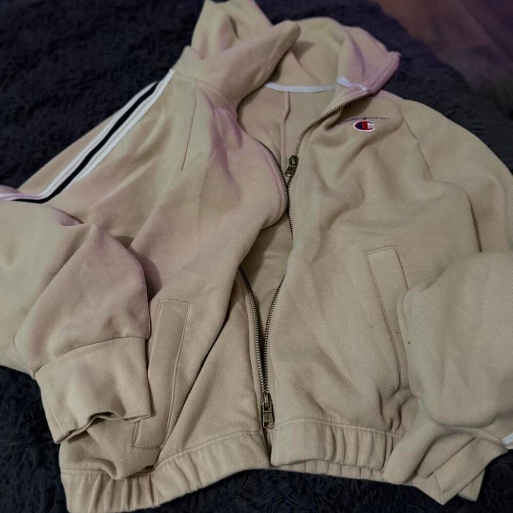 Champion Women's Cream and Tan Jacket
